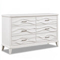 Cassettiera dal design essenziale, bianco, per la casa