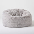 Pouf a sacco dal design essenziale, grigio, per la casa