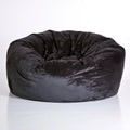 Pouf a sacco dal design essenziale, grigio, per la casa